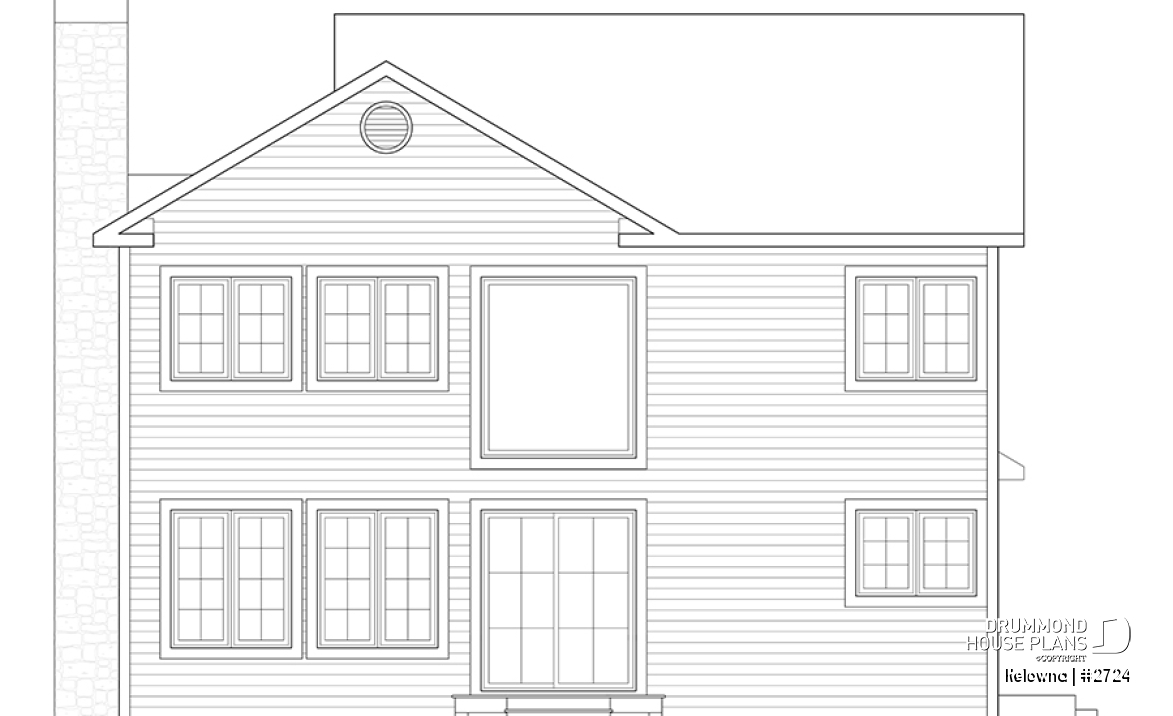 rear elevation - Kelowna