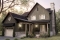 front - BASE MODEL - Country home plan with 4 to 5 bedrooms, garage, office, sheltered terrace and beautiful master suite - Kelowna 2