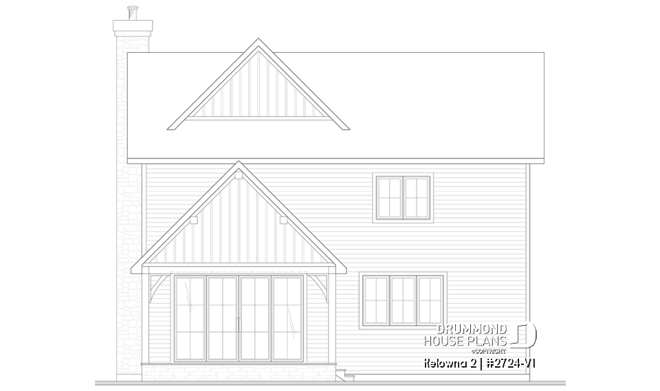 rear elevation - Kelowna 2