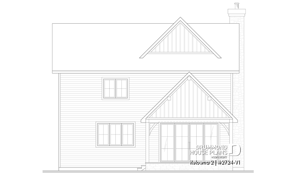 rear elevation - Kelowna 2