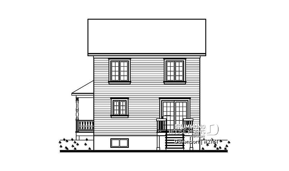 rear elevation - Davenport