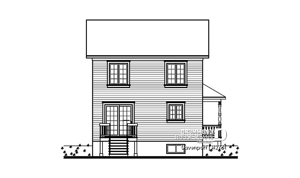 rear elevation - Davenport