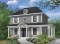 front - BASE MODEL - English inspired two-storey house plan with 3 bedrooms, 2 bathrooms, open floor plan concept - Dalhousie 2