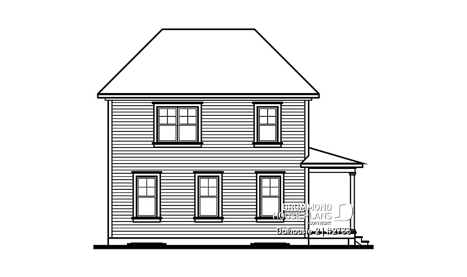 rear elevation - Dalhousie 2