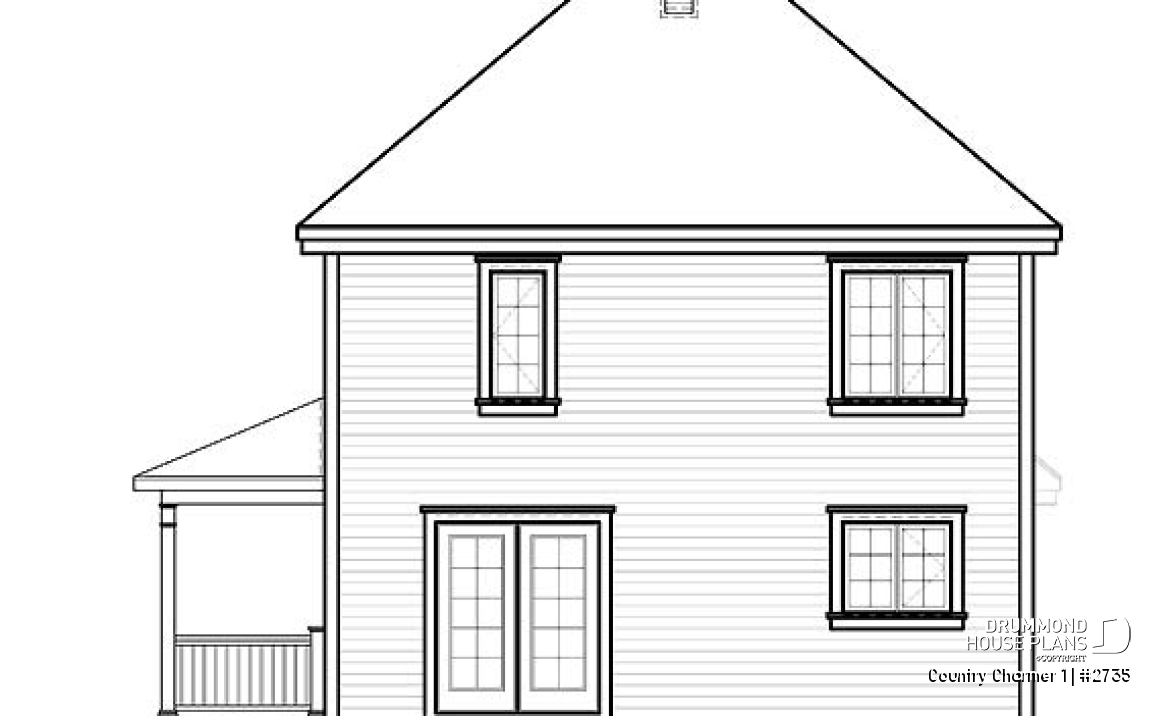 rear elevation - Country Charmer 1