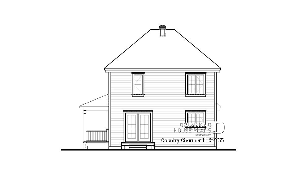 rear elevation - Country Charmer 1