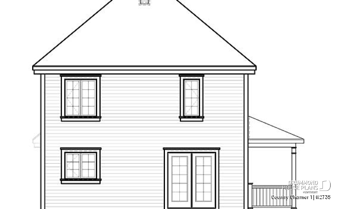 rear elevation - Country Charmer 1