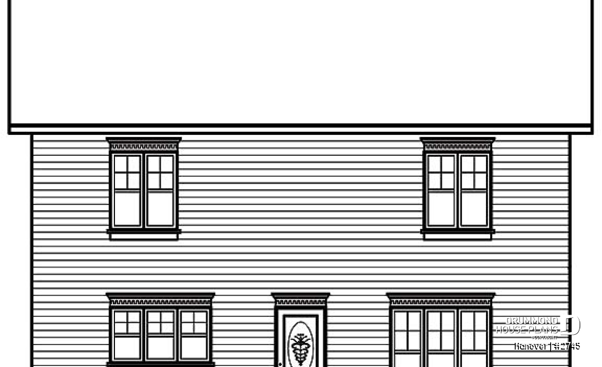 rear elevation - Hanover
