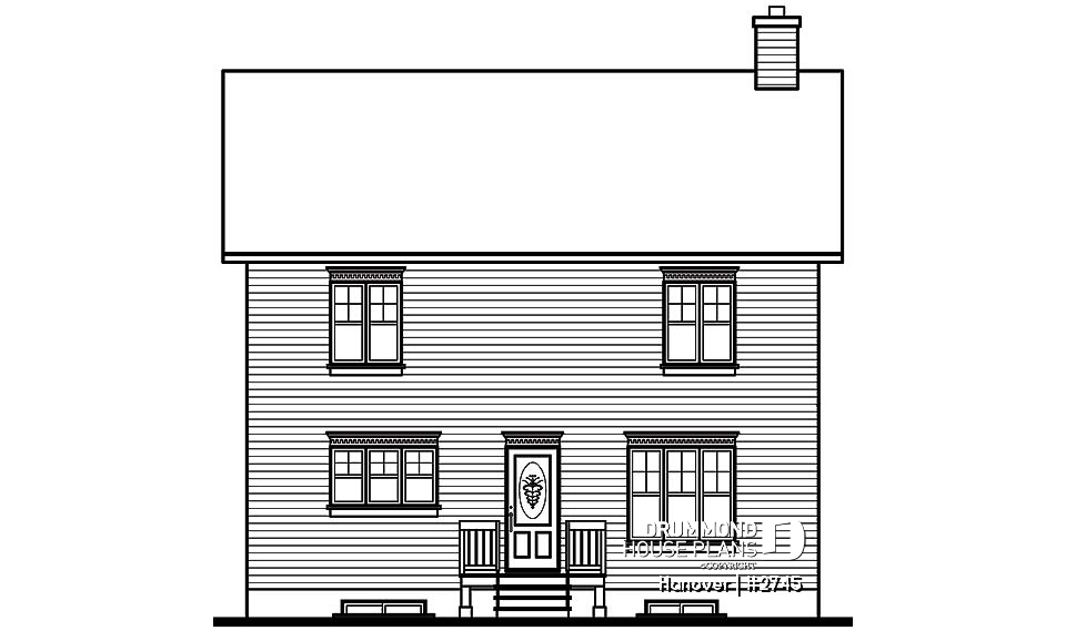 rear elevation - Hanover