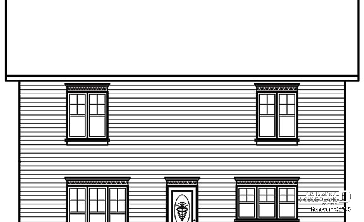 rear elevation - Hanover