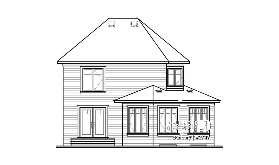 rear elevation - Banbury