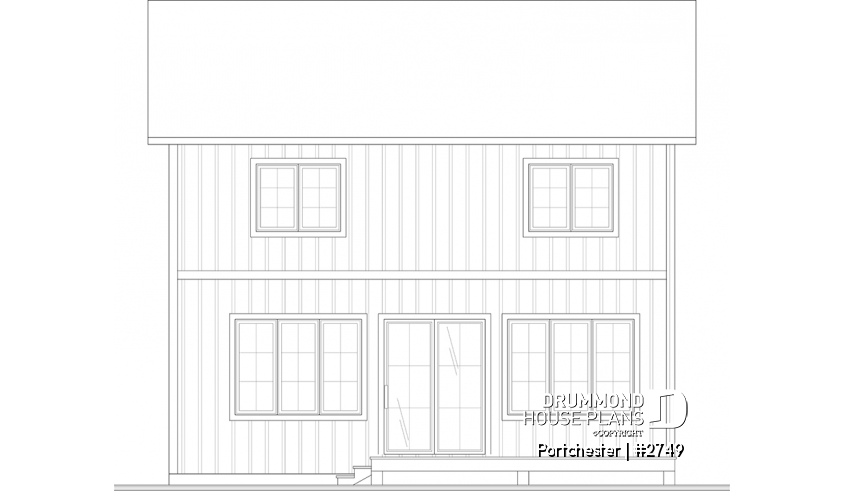 rear elevation - Portchester