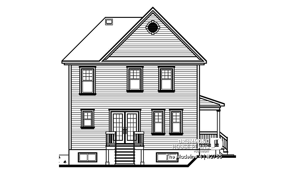 rear elevation - The Madeline 4