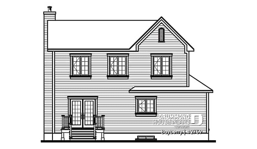 rear elevation - Bayberry