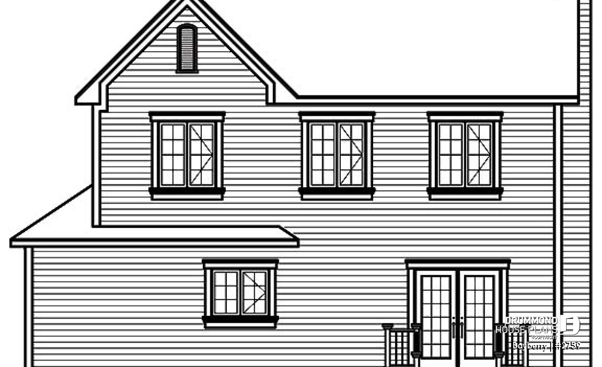 rear elevation - Bayberry