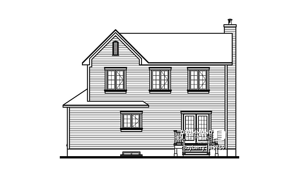 rear elevation - Bayberry