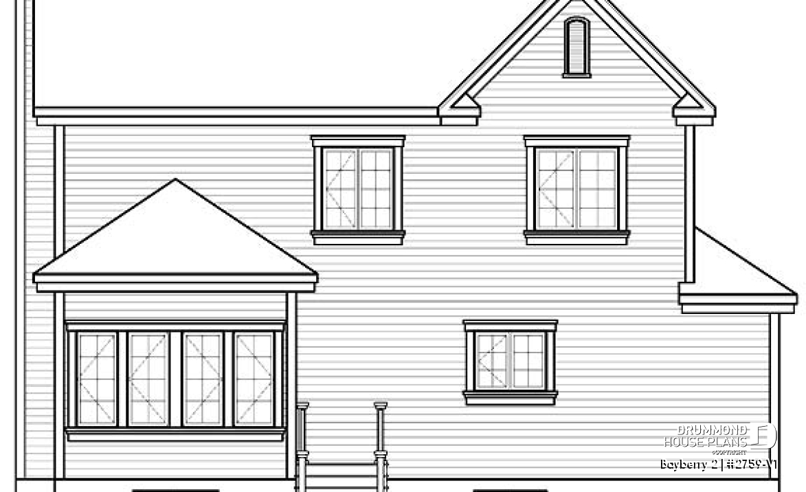 rear elevation - Bayberry 2