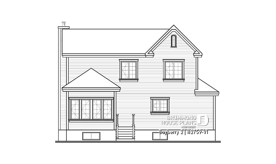 rear elevation - Bayberry 2
