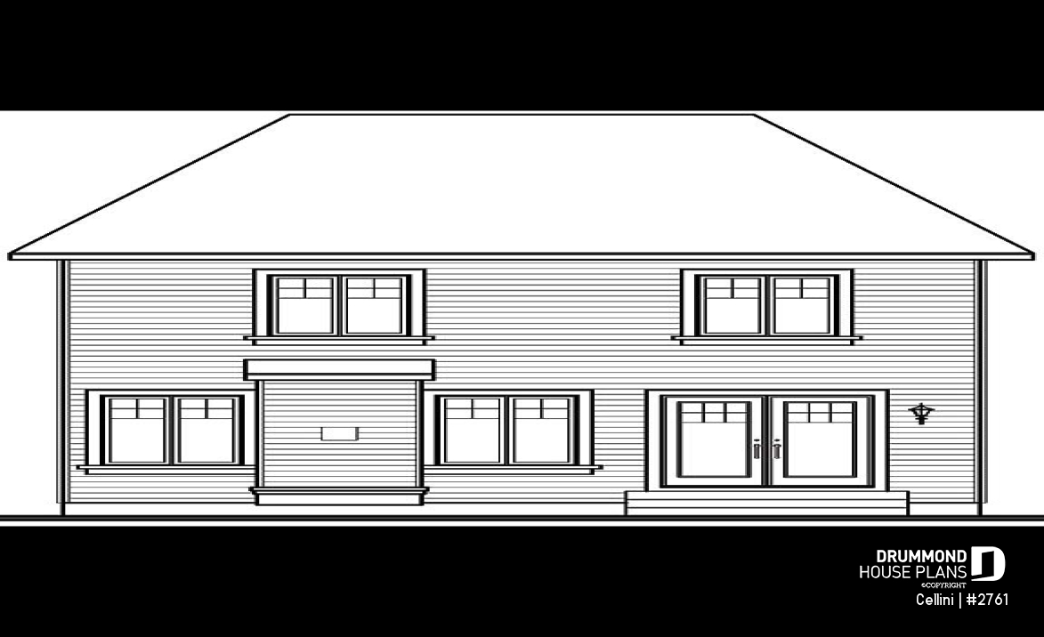 rear elevation - Cellini