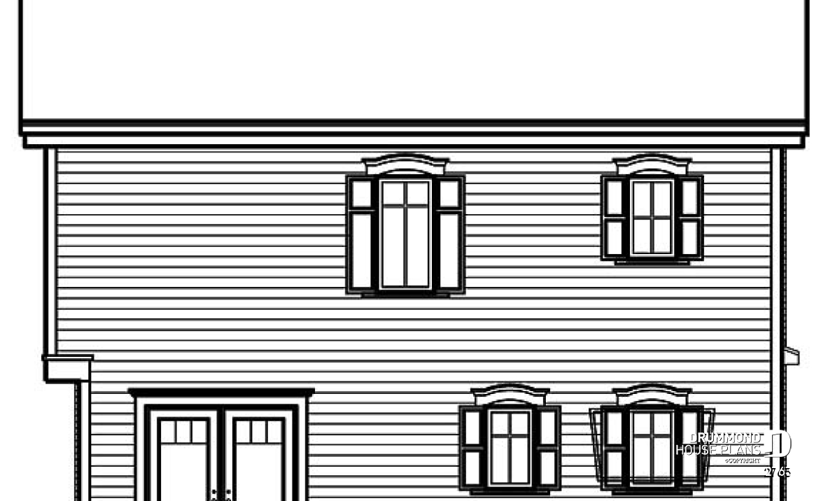rear elevation - 