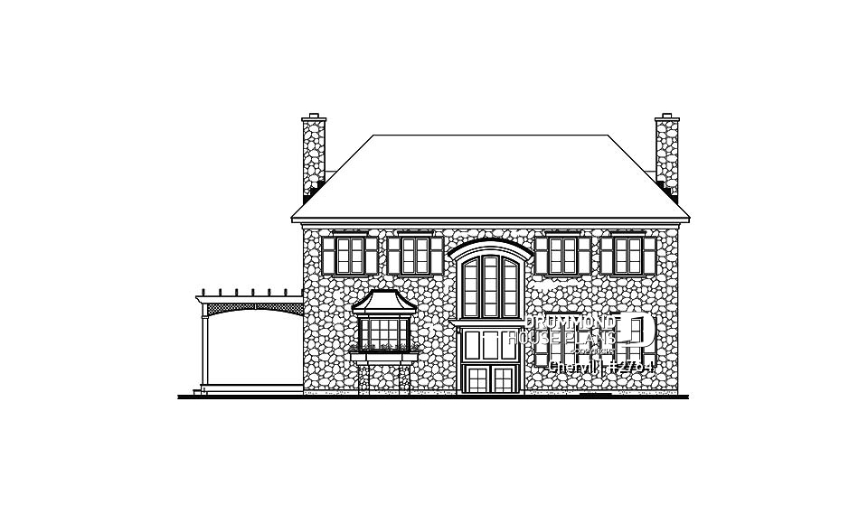 rear elevation - Chervil