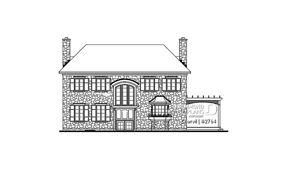 rear elevation - Chervil