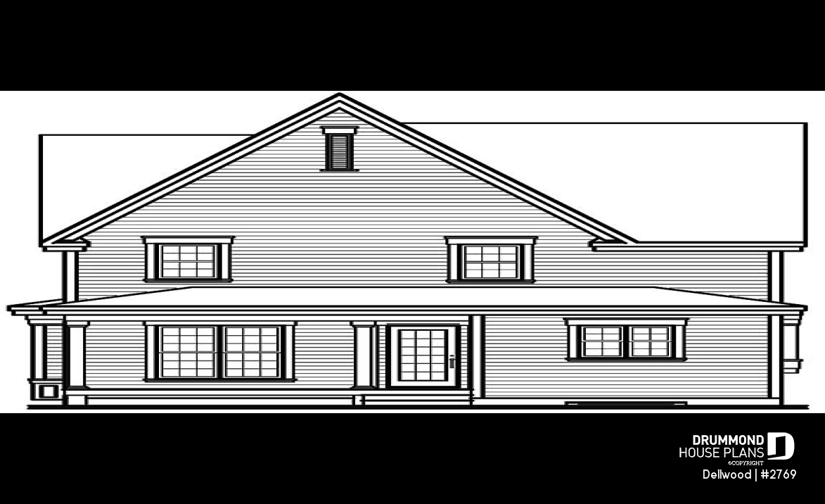 rear elevation - Dellwood