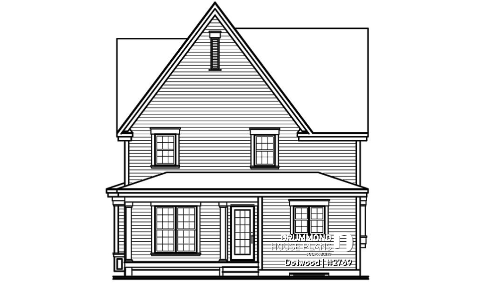 rear elevation - Dellwood