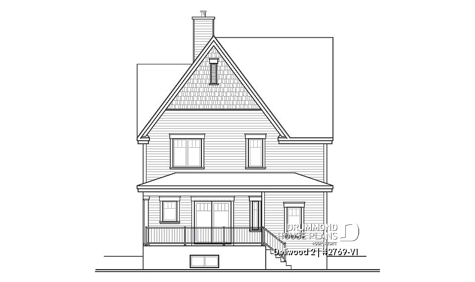 rear elevation - Dellwood 2
