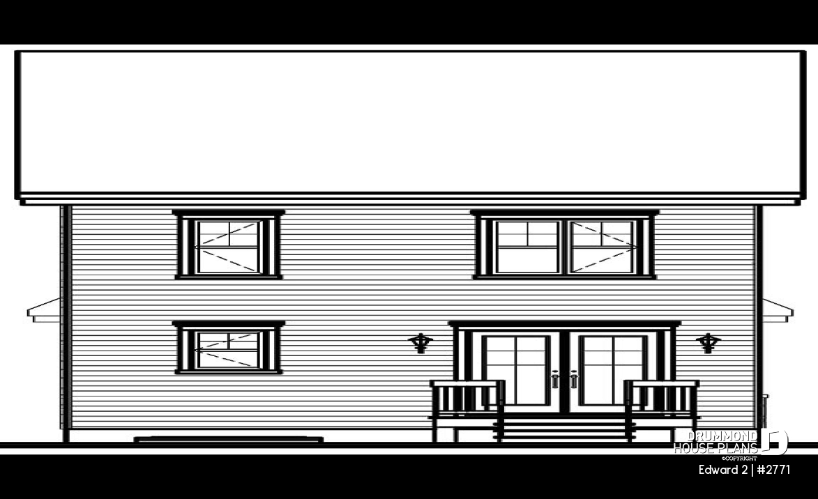 rear elevation - Edward 2