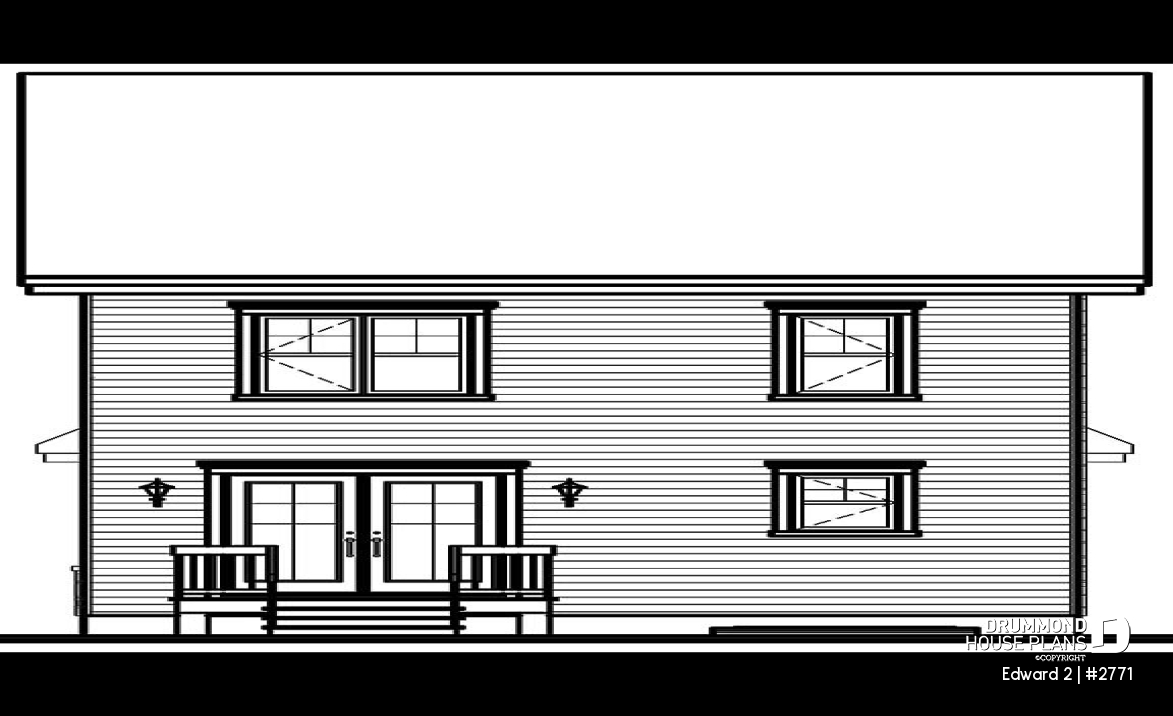 rear elevation - Edward 2