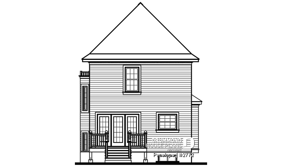 rear elevation - Penelope