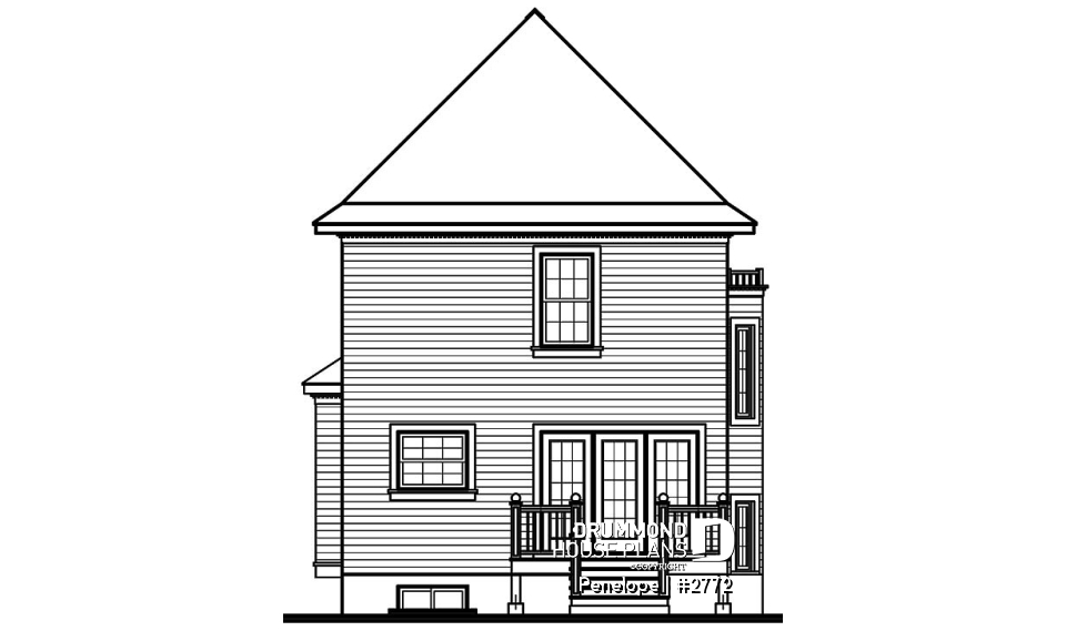 rear elevation - Penelope