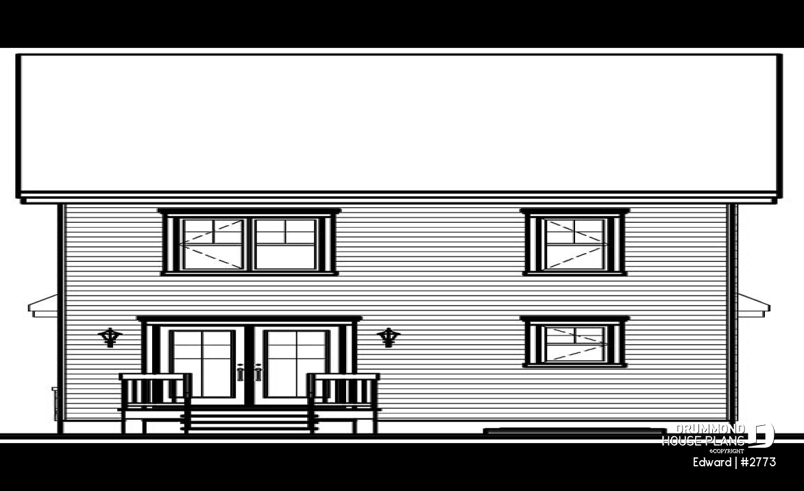 rear elevation - Edward
