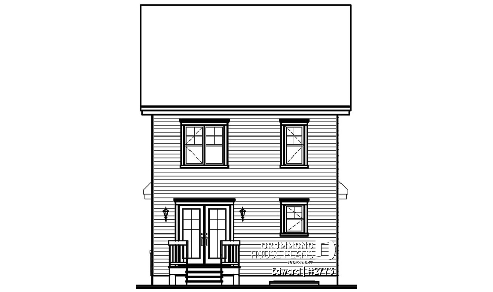 rear elevation - Edward