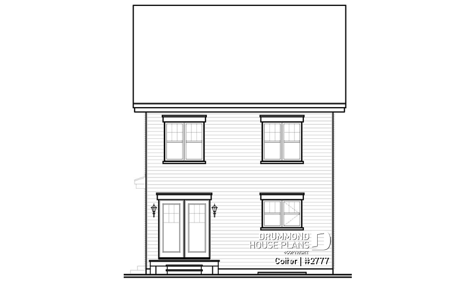 rear elevation - Colter