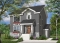 Color version 1 - Front - 3 bedroom house plan with basement apartment, laundry room on main floor, fireplace - Marlowe 3