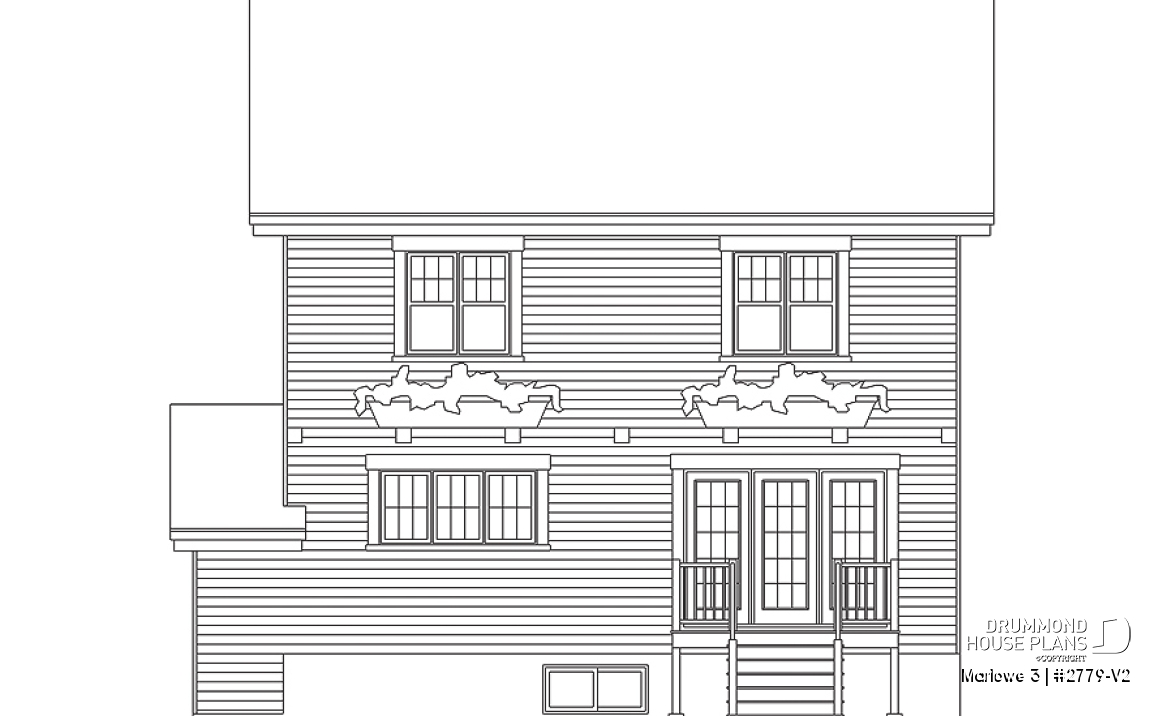 rear elevation - Marlowe 3