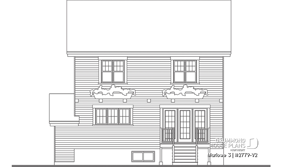rear elevation - Marlowe 3