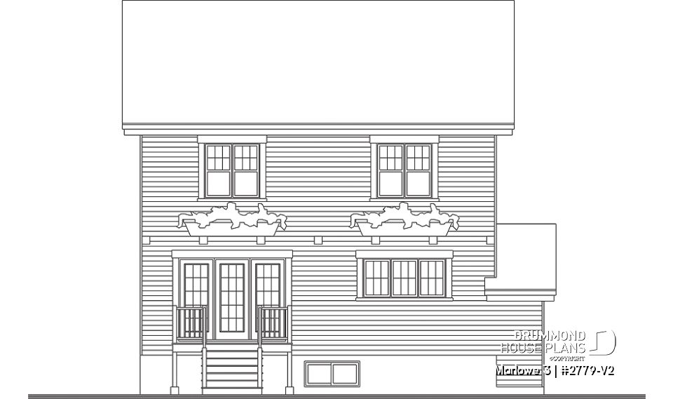 rear elevation - Marlowe 3