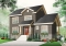 front - BASE MODEL - Craftsman style small home, 3 bedrooms, home office and large covered terrace - Marlowe 4