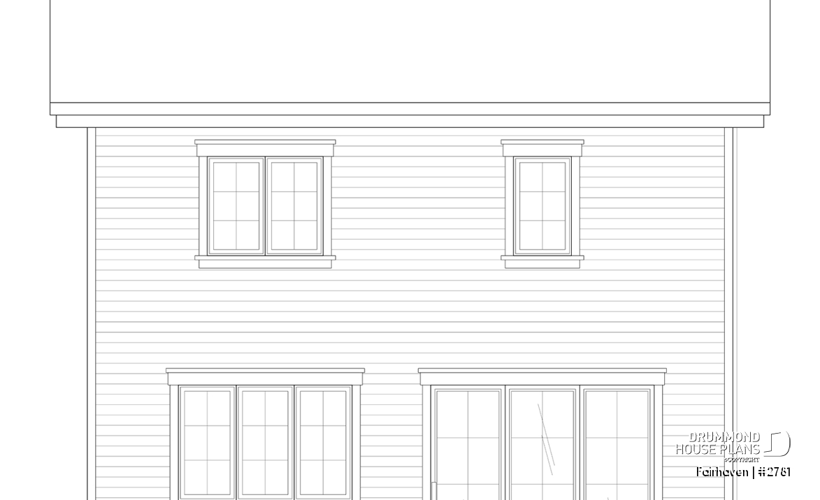 rear elevation - Fairhaven