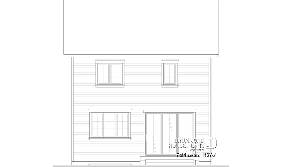 rear elevation - Fairhaven