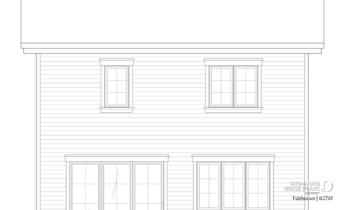 rear elevation - Fairhaven