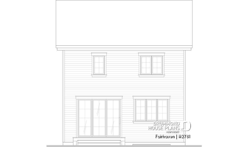 rear elevation - Fairhaven