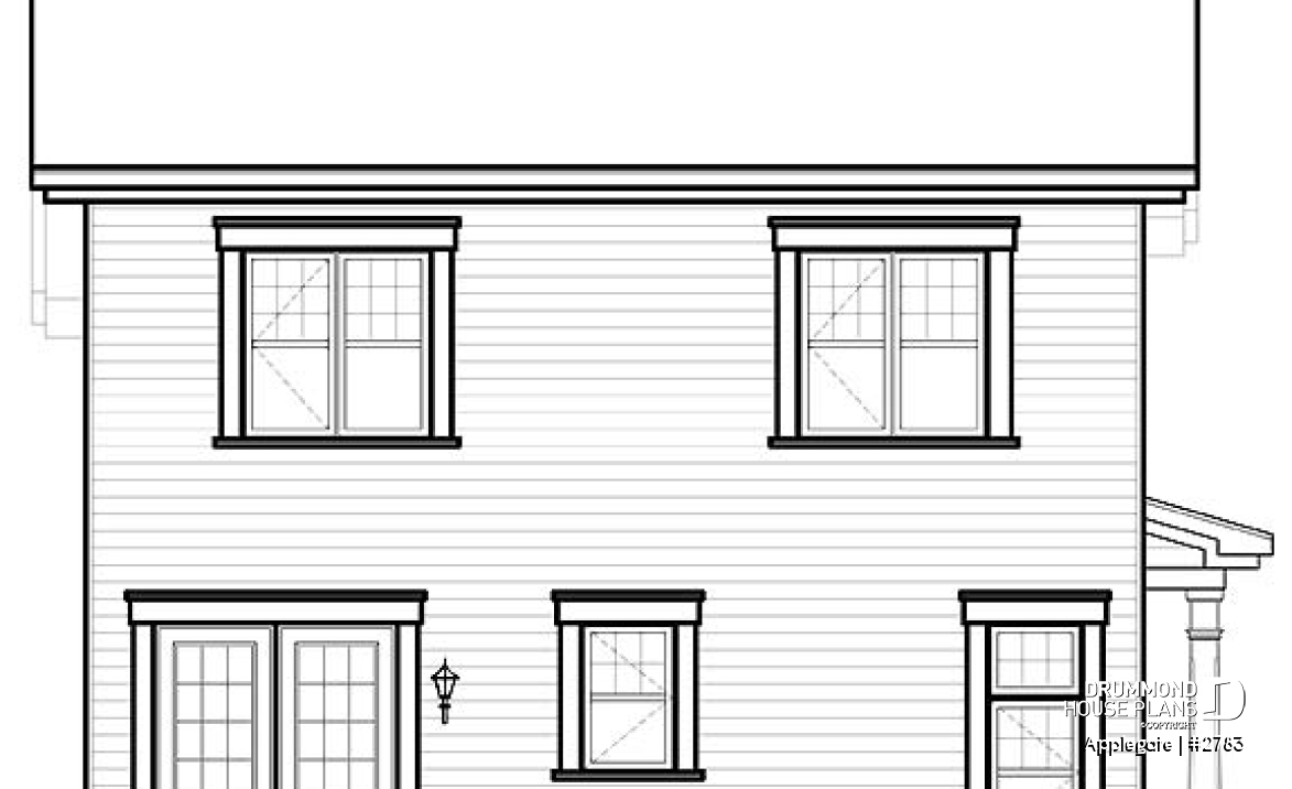 rear elevation - Applegate
