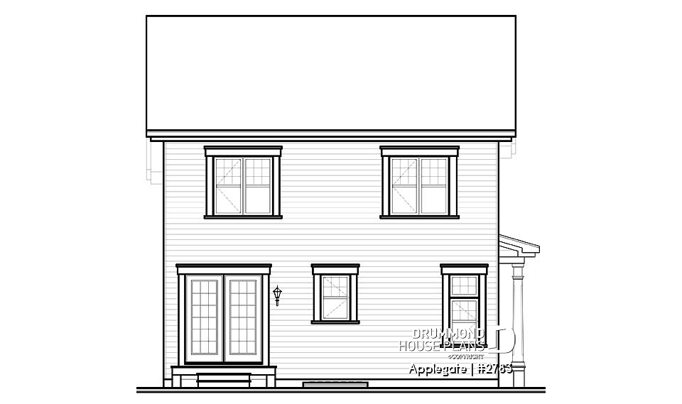 rear elevation - Applegate