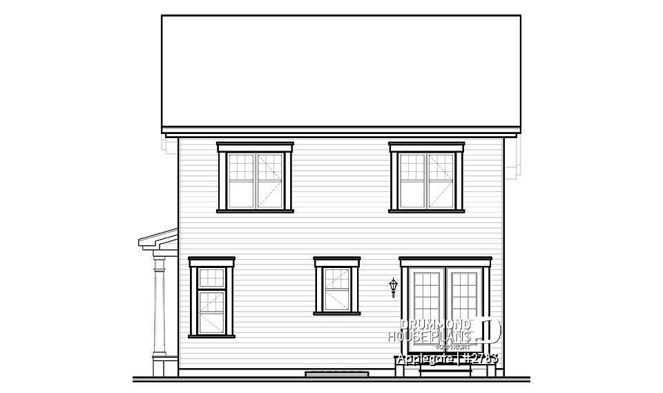 rear elevation - Applegate