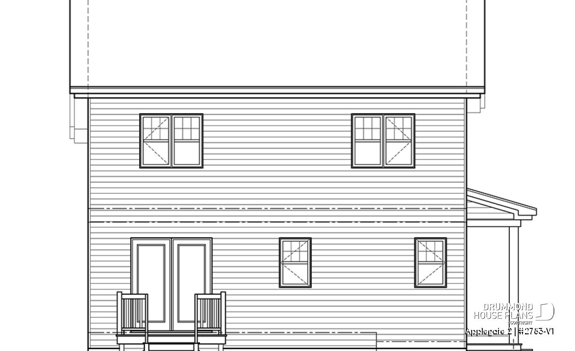 rear elevation - Applegate 2