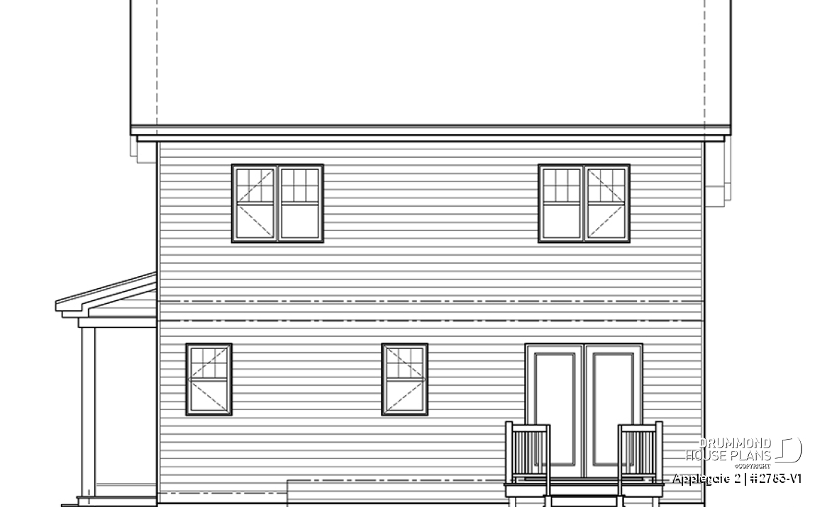 rear elevation - Applegate 2